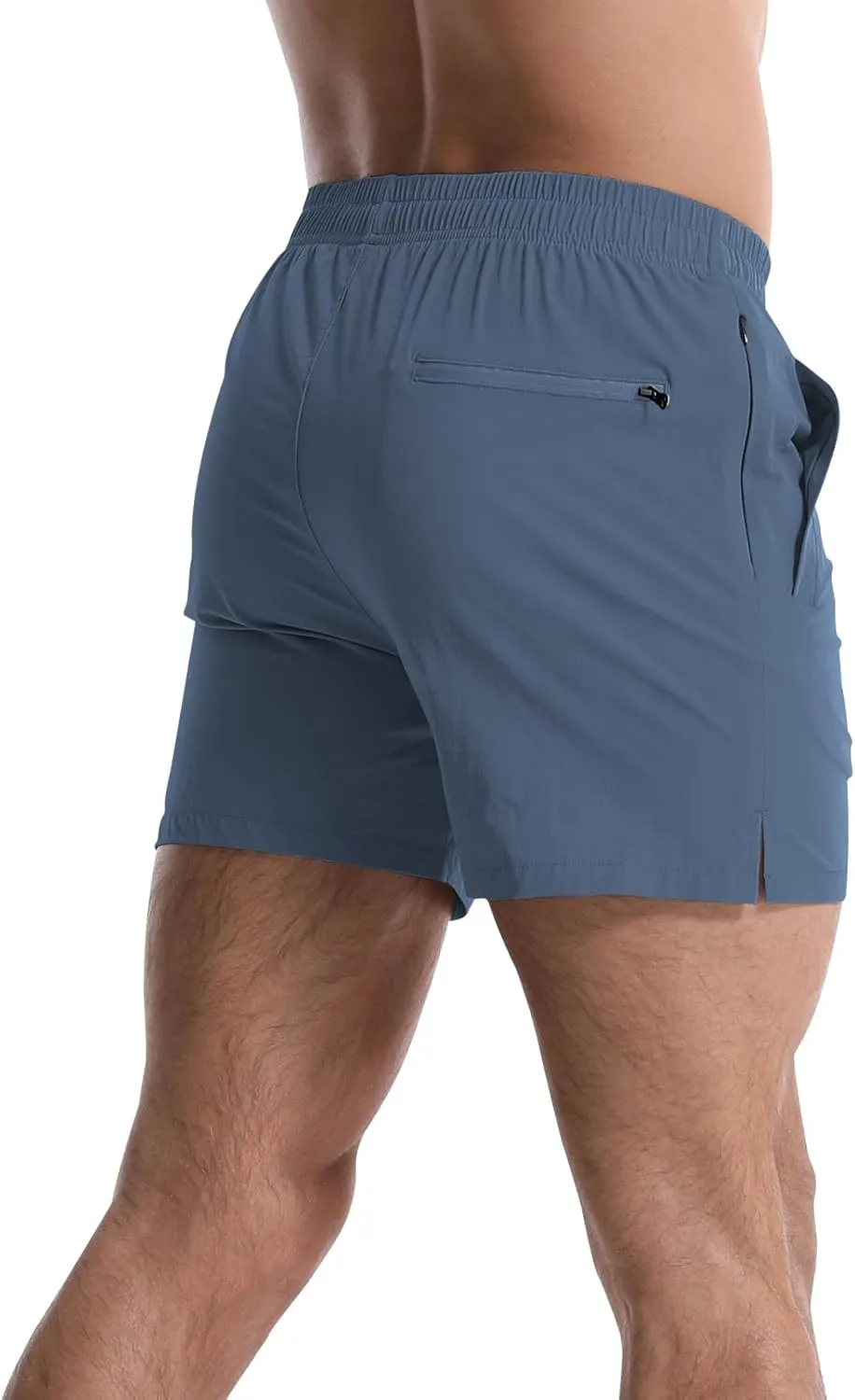2 Pack Mens Athletic Shorts 5 Inch Quick Dry Gym Workout Shorts Men Lightweight Sports Running Shorts with Pockets