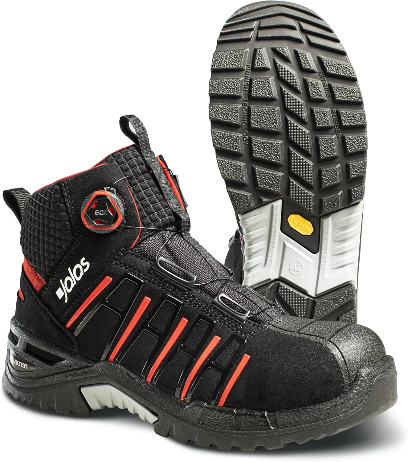 9985 Exalter Safety Shoe with BOA Laces - Work Boots - Aluminium Toecap - Mid-Cut - Water Repellant - S3, SRC, HRO