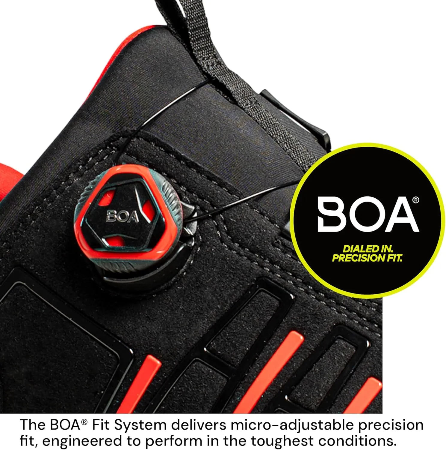 9985 Exalter Safety Shoe with BOA Laces - Work Boots - Aluminium Toecap - Mid-Cut - Water Repellant - S3, SRC, HRO