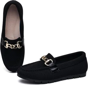 ABEJOJO Women's Loafer Shoes, Comfortable Slip on Casual Flat Penny Shoes for Walking, Driving, Dressy