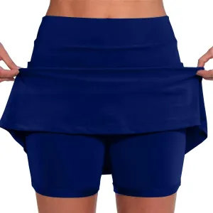 aihihe Golf Skirts for Women with Shorts Long Black Spandex Shorts for Women Plus Size Spandex Shorts Women Gym