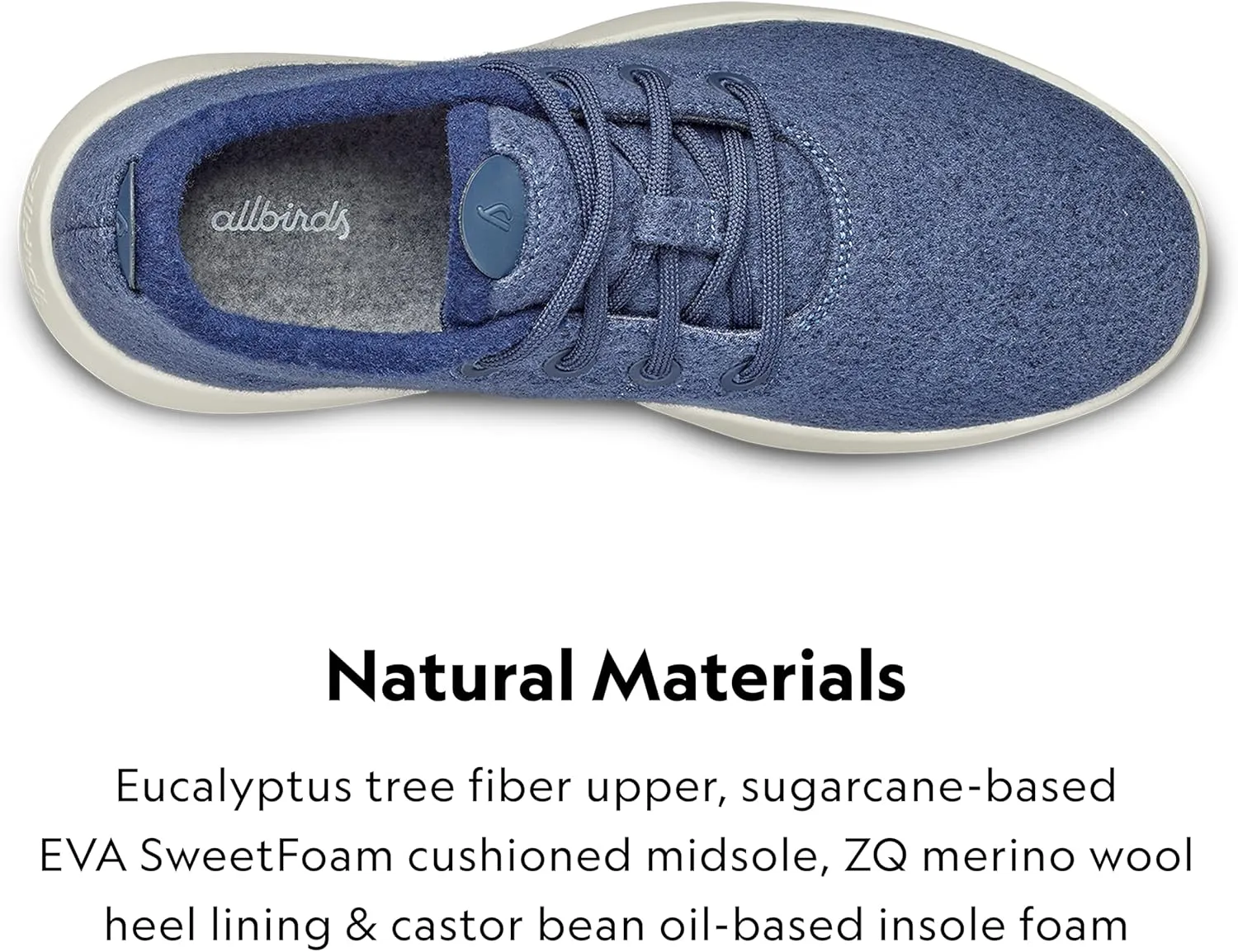 Allbirds Womens Wool Runner Mizzles Water-Repellent Breathable Casual Walking Sneakers Made with Eco-Friendly Merino Wool