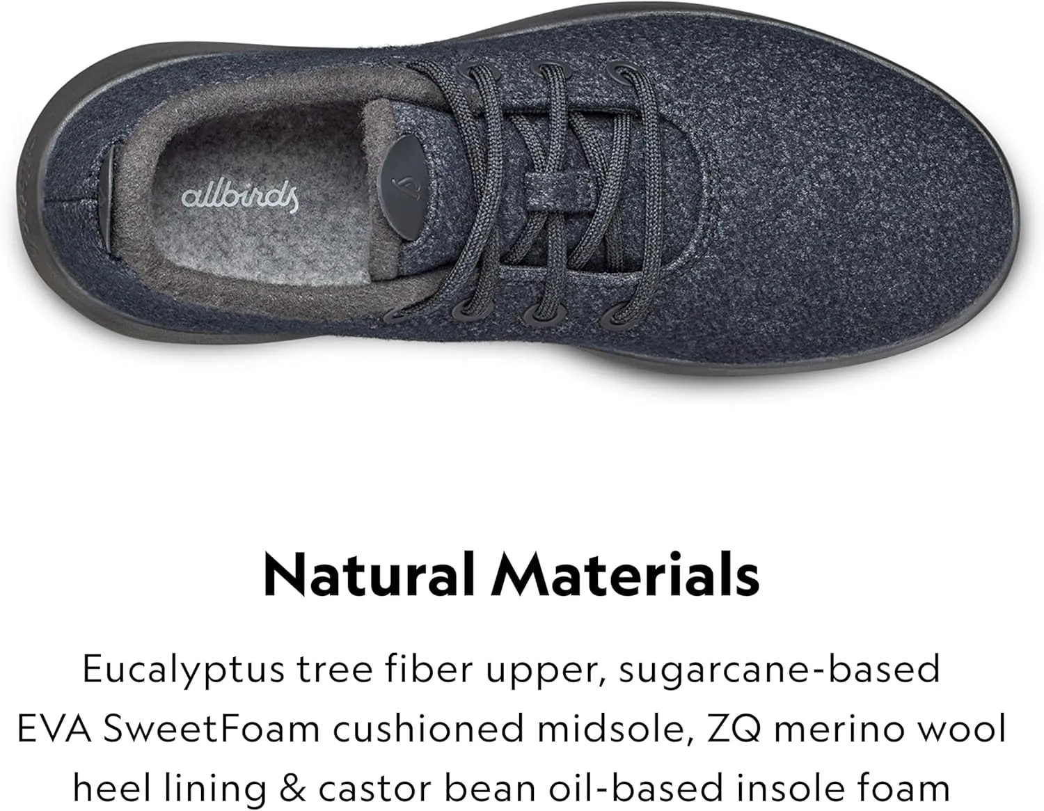 Allbirds Womens Wool Runner Mizzles Water-Repellent Breathable Casual Walking Sneakers Made with Eco-Friendly Merino Wool