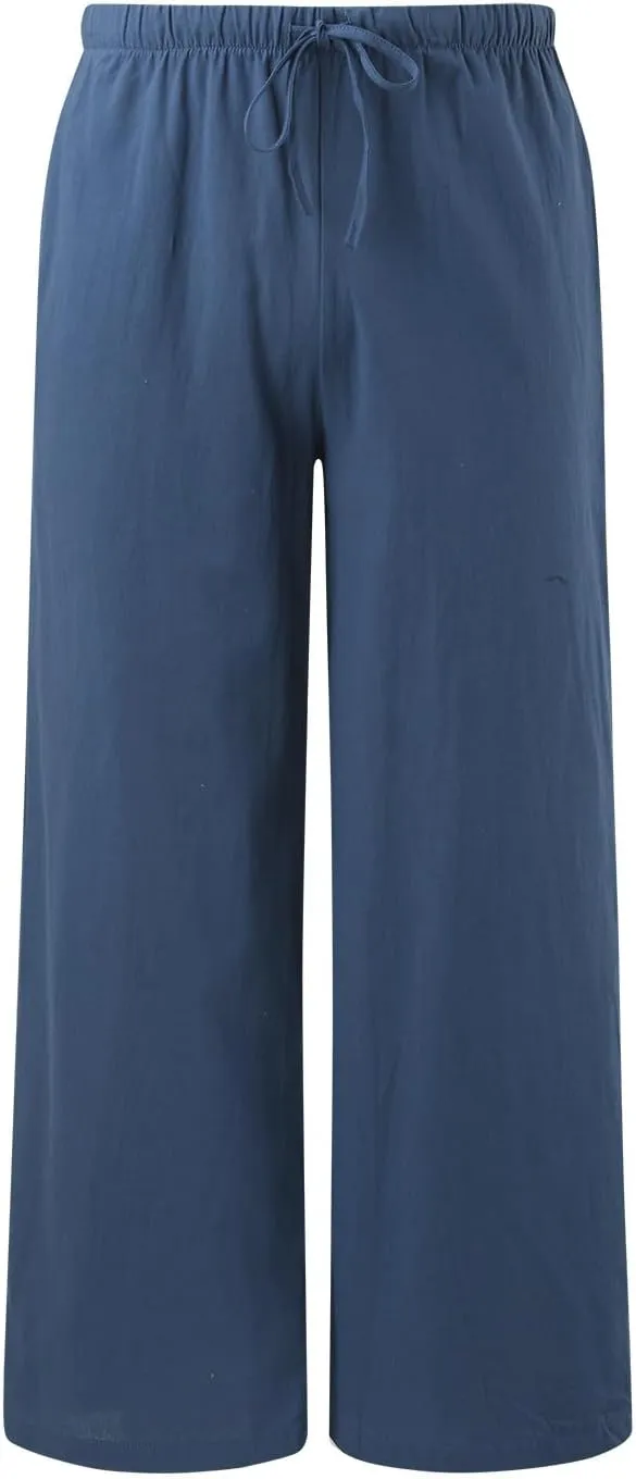 Barrel Pants for Women Winter Active Vacation Trousers with Pockets Barrel Pants Straight Leg