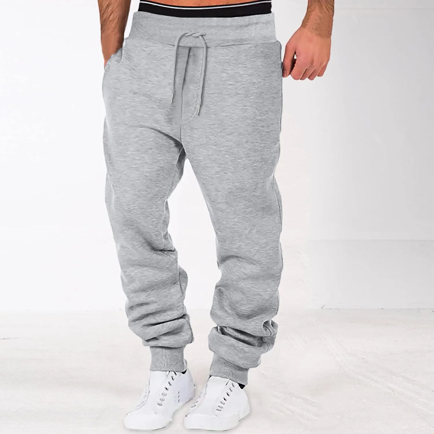 Big and Tall Cargo Pants for Men Sweatpants for Men Casual Work Pants Men Lounge Pants Men's Casual Pants Solid Color