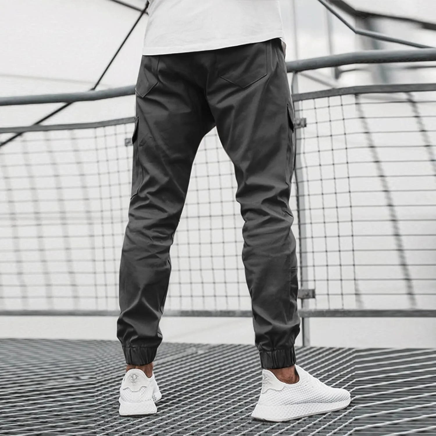 Big and Tall Sweatpants for Men Joggers Quick Dry Cargo Hiking Trousers Track Running Workout Athletic Travel Golf