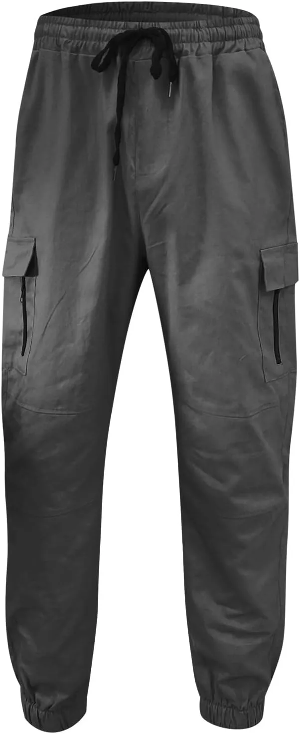 Big and Tall Sweatpants for Men Joggers Quick Dry Cargo Hiking Trousers Track Running Workout Athletic Travel Golf