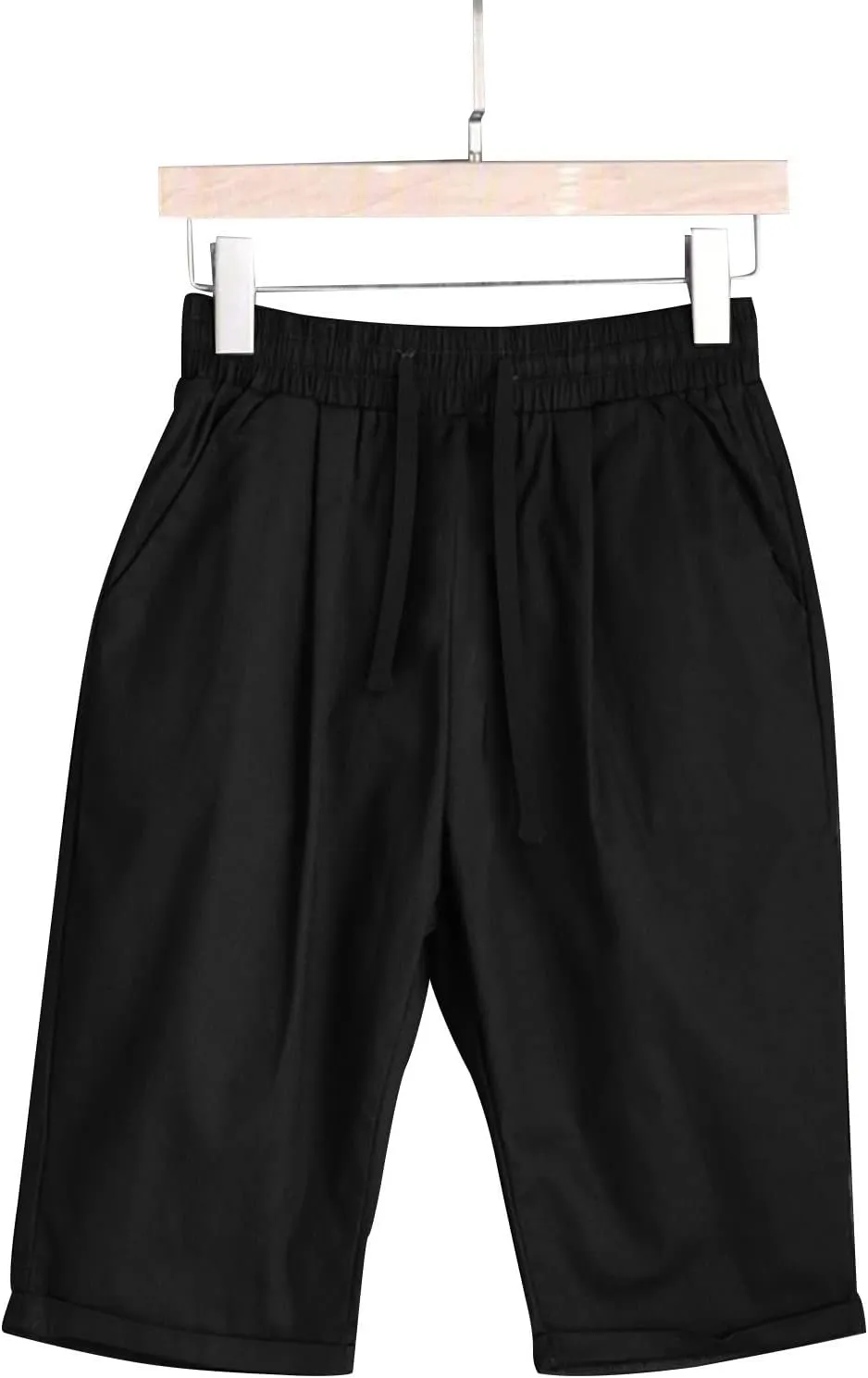 Biker Shorts Women with Pockets Pants Straight Leg Sports Casual Loose Shorts Biker Shorts Women with Pockets Plus