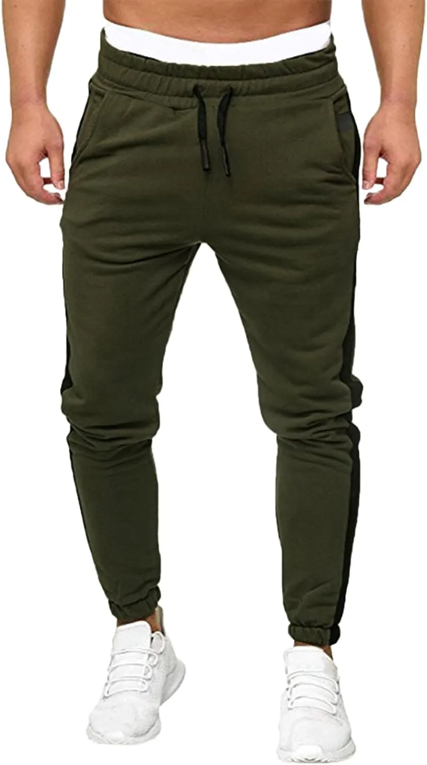 Cargo Pants for Men Big and Tall, Pockets Men Splicing Printed Overalls Casual Pocket Sport Work Casual Trouser Pants