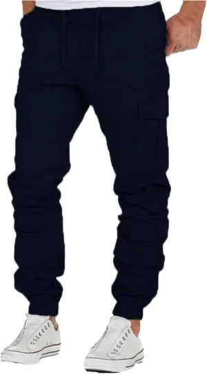 Cargo Pants for Men Big and Tall, Twill Cargo Pants Men's Wild Cargo Pants Sweatpants Active Soft Fleece Jogger Sport