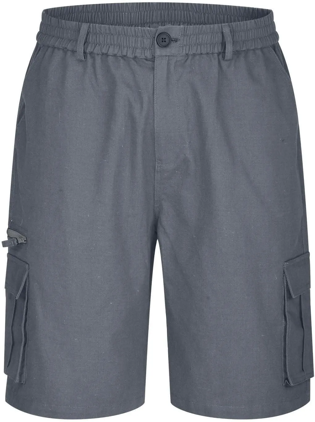 Cargo Shorts for Men 2025 Summer Trendy Elastic Waist Outdoor Hiking Shorts Big and Tall Bermuda Shorts with Pockets