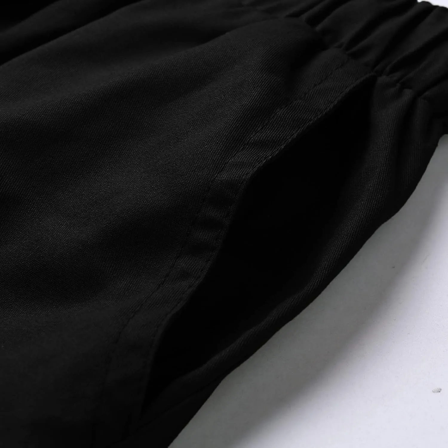 Cargo Sweatpants for Men Adjustable Bungee Cord Open Bottom Cargo Pants for Men Casual Mens Cargo Pants Mens Hiking