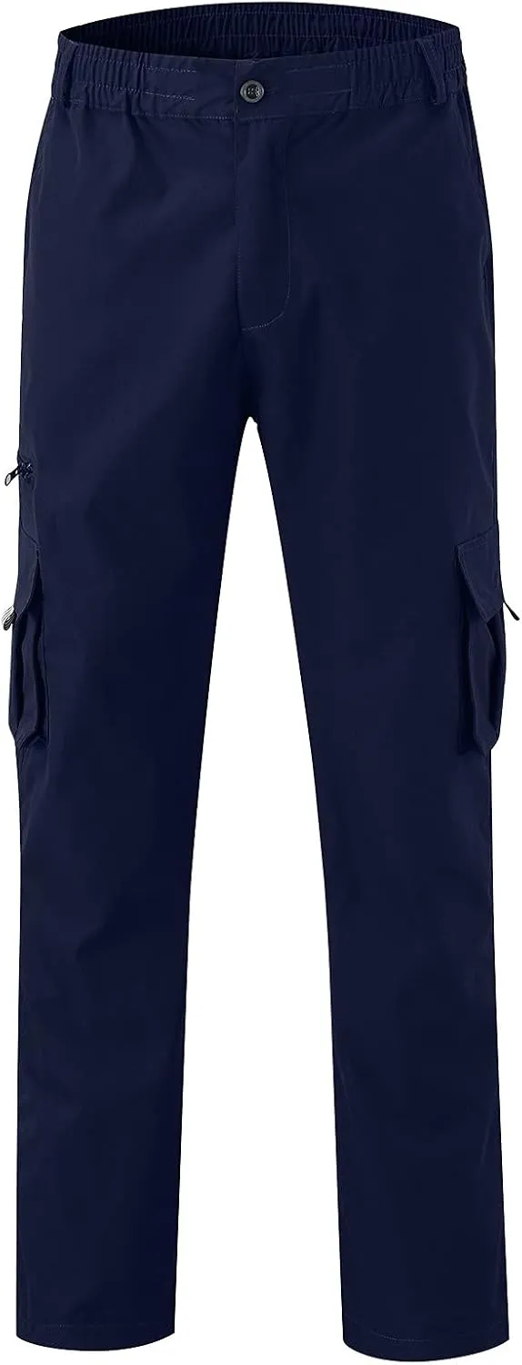 Cargo Sweatpants for Men Big and Tall Jogger Drawstring Trousers Pockets Sweatpants Workout Sports Pant Casual Cotton