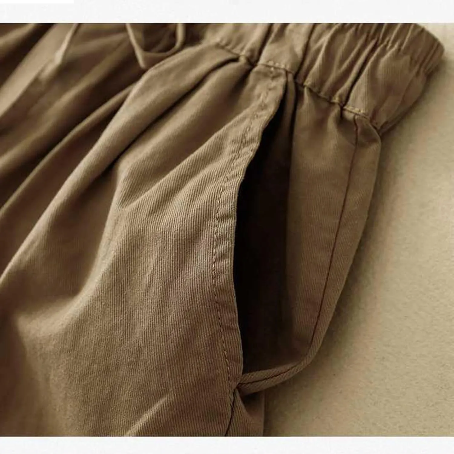 Casual Linen Shorts for Women High Waisted Wide Leg Drawstring Shorts Summer Embroidery Beach Shorts 2025 Outfit