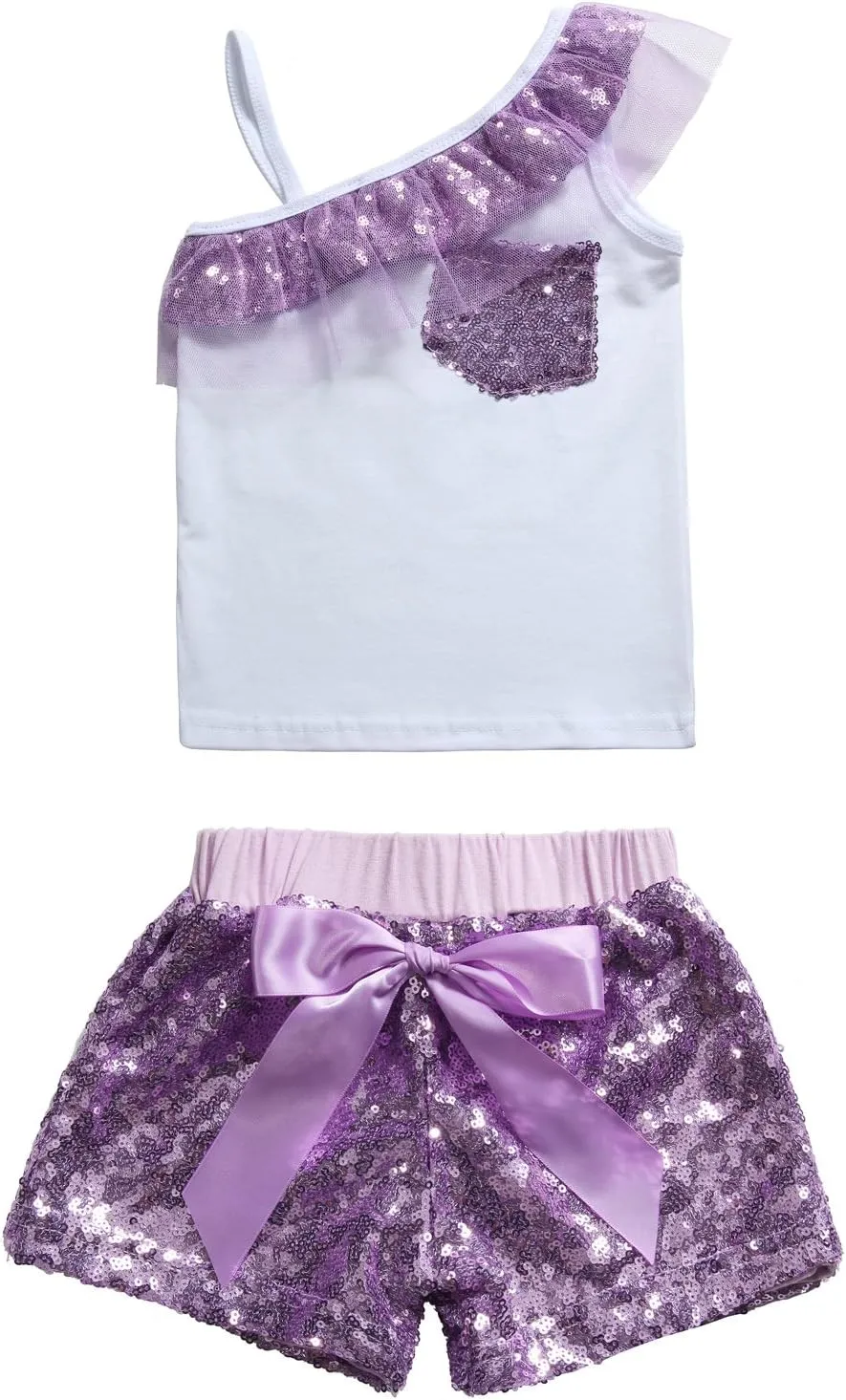 Cilucu Baby Girls Shorts Toddler Sequin Shorts Sparkles on Both Sides