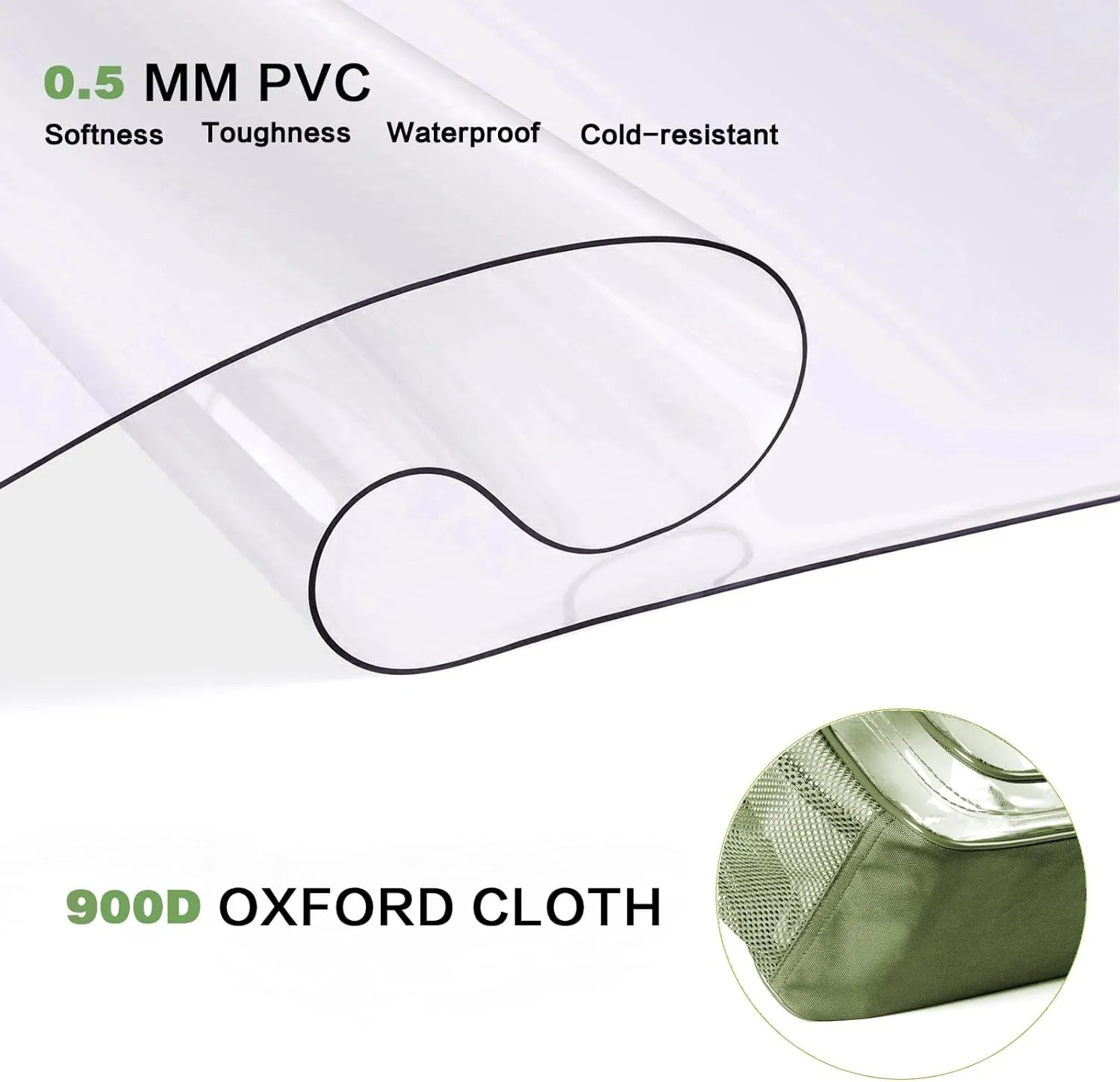 Clear Backpack,17" Large Heavy Duty Transparent Backpack with Multi-pockets See Through Bag for College, Travel, Workplace Security - Green
