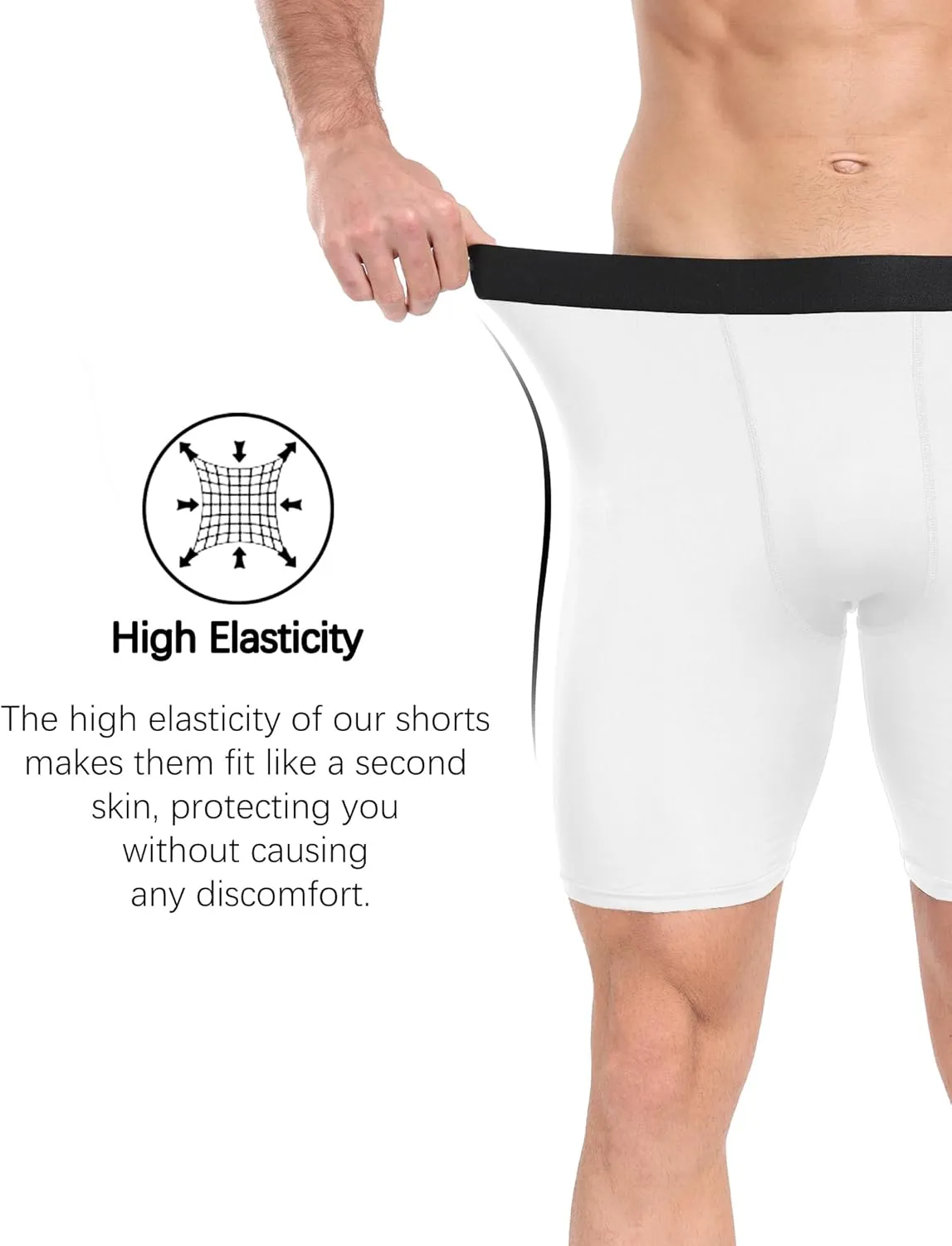 Compression Shorts Men Performance Sports Workout Athletic Running Underwear Shorts Spandex