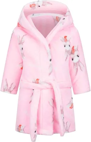 DELEY Girl's Robe Baby Boys Hoodie Robes Toddler Bathrobes for Kids Pajamas Sleepwear
