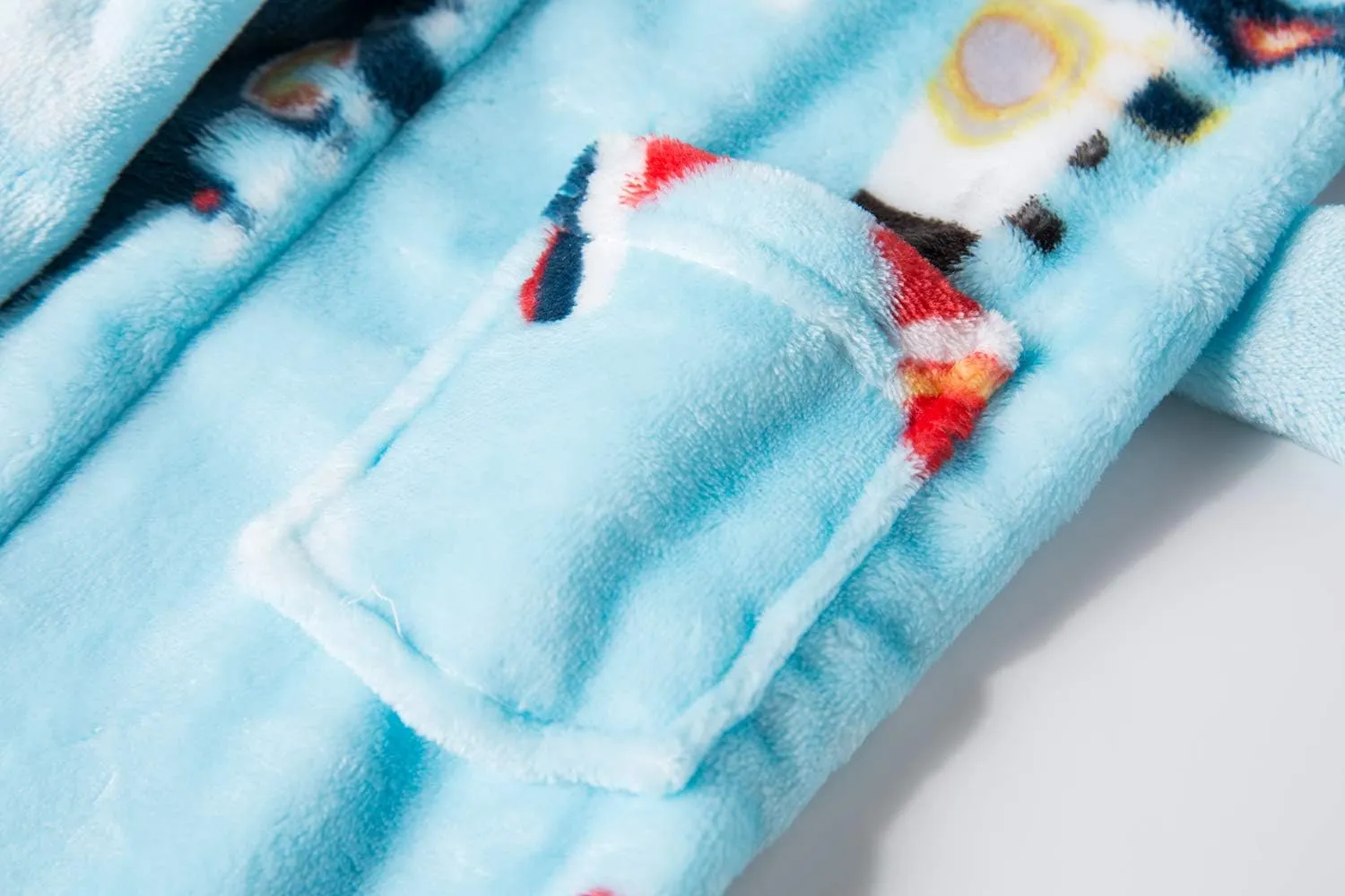 DELEY Girl's Robe Baby Boys Hoodie Robes Toddler Bathrobes for Kids Pajamas Sleepwear