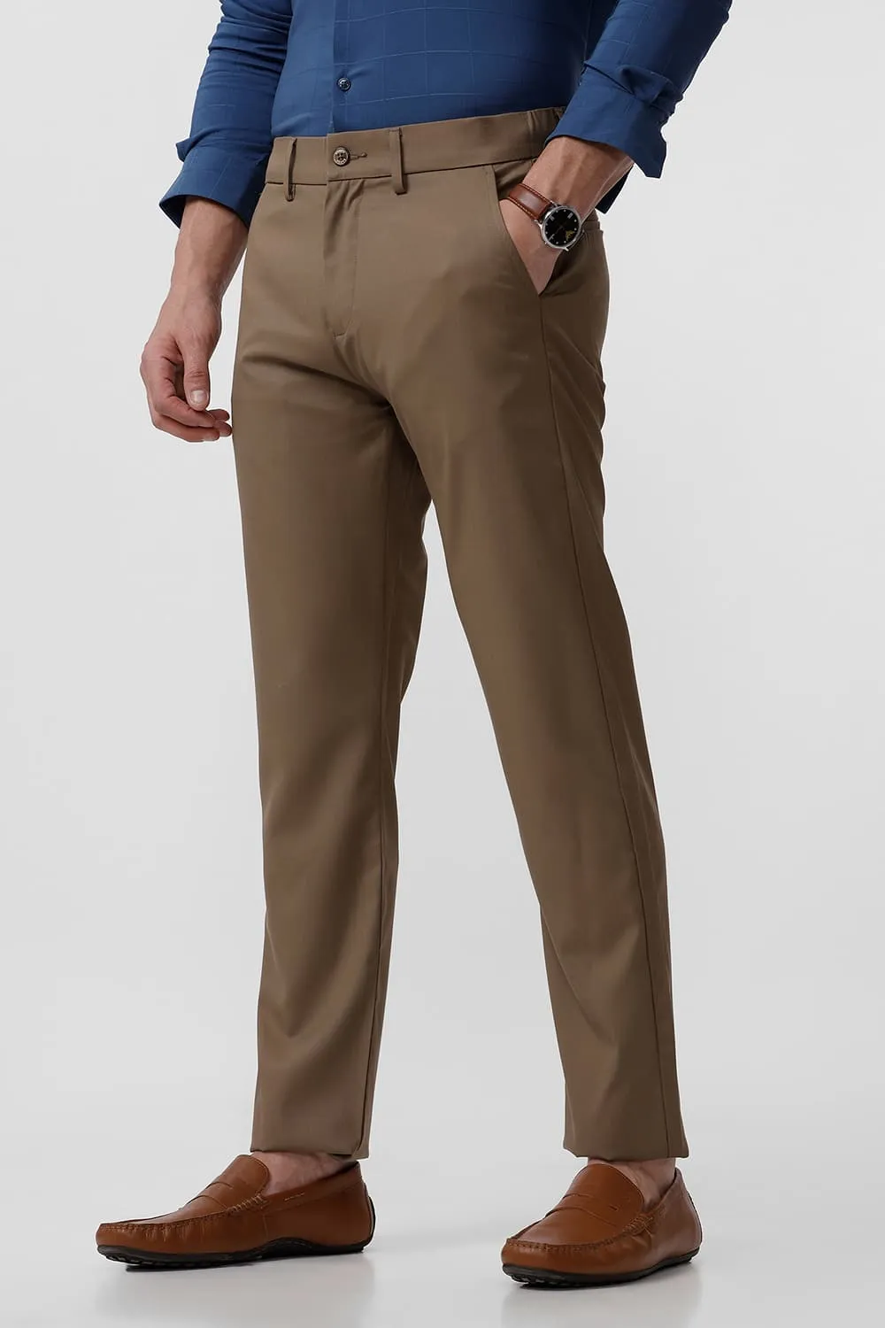 Drift Fit Cationic Polyester Viscose Twill Trousers