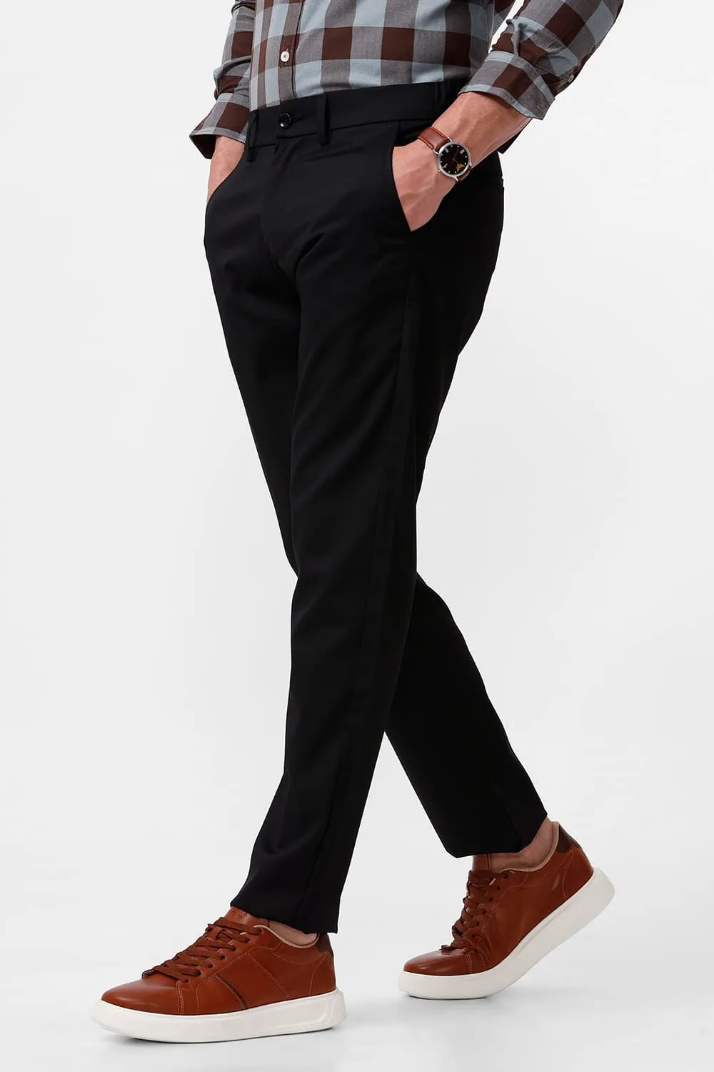 Drift Fit Cationic Polyester Viscose Twill Trousers