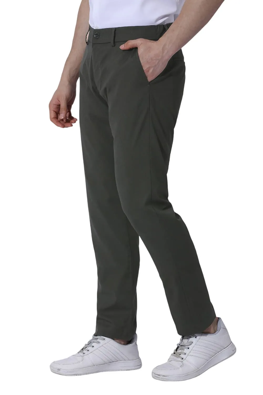 Drift Fit Cationic Polyester Viscose Twill Trousers