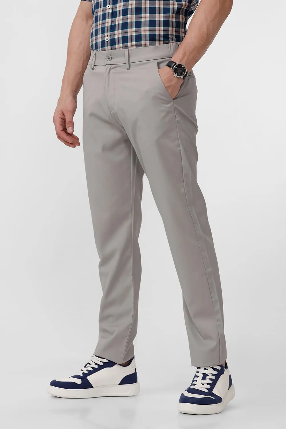 Drift Fit Cationic Polyester Viscose Twill Trousers