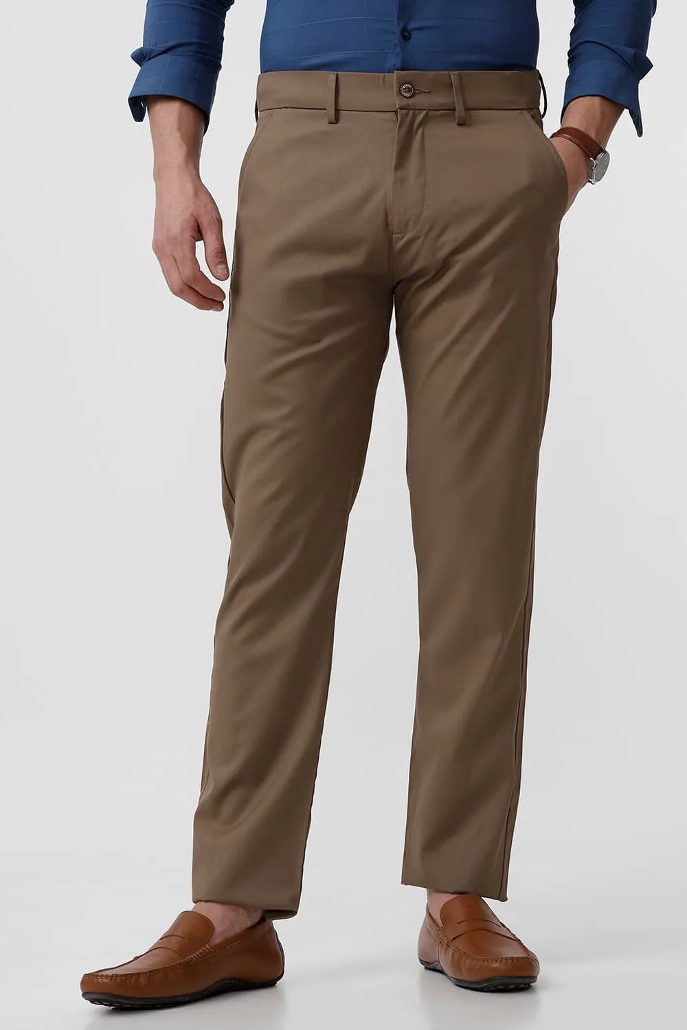Drift Fit Cationic Polyester Viscose Twill Trousers