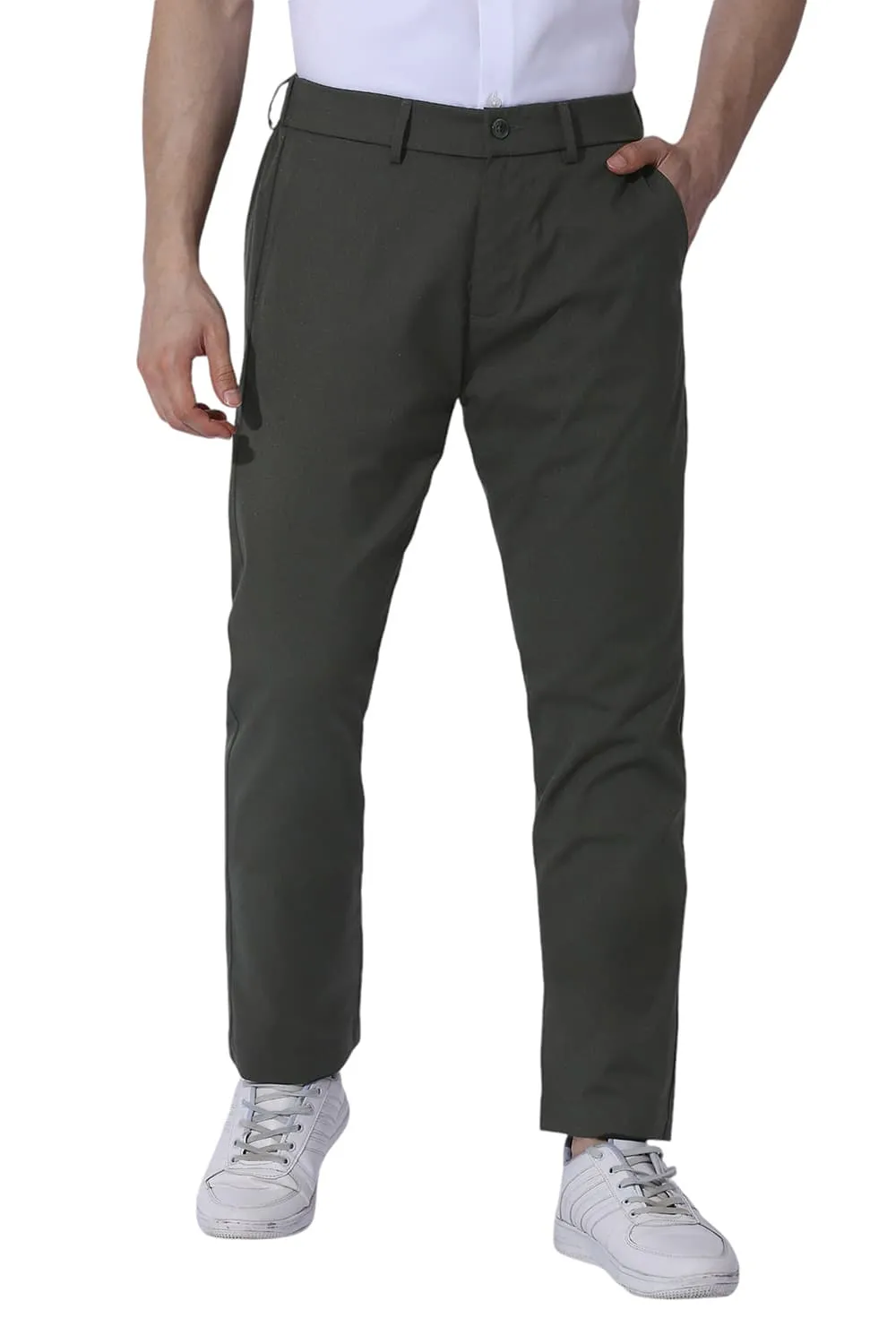 Drift Fit Cationic Polyester Viscose Twill Trousers
