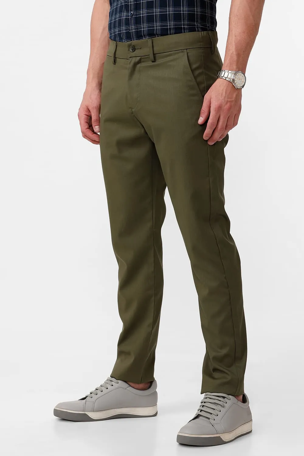 Drift Fit Cationic Polyester Viscose Twill Trousers