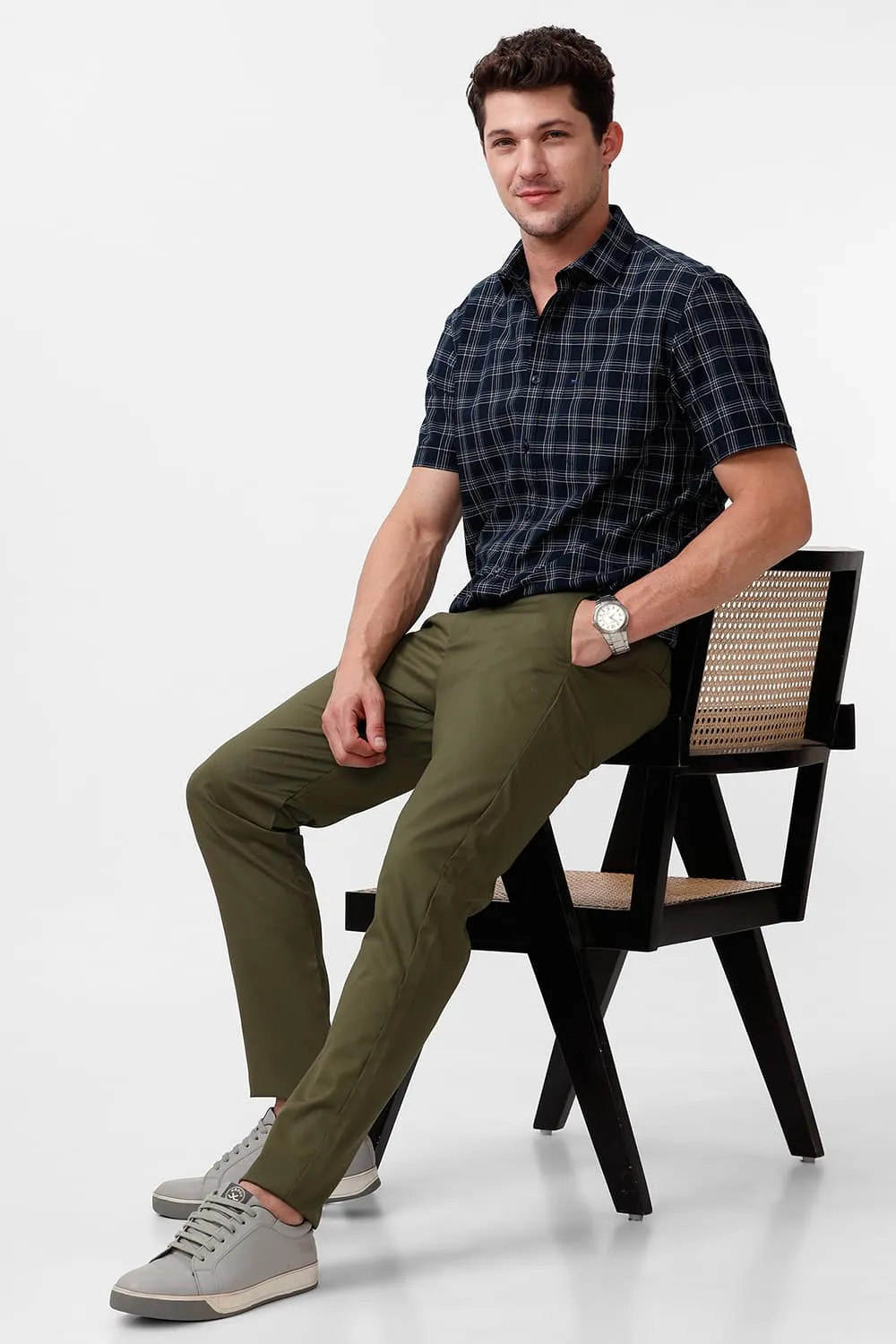Drift Fit Cationic Polyester Viscose Twill Trousers