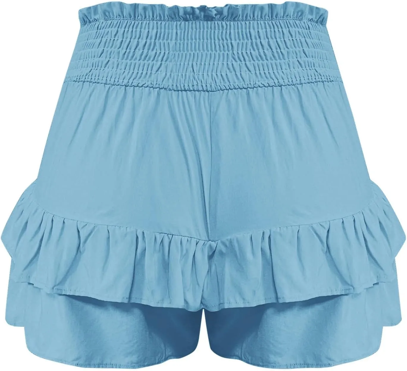 Flowy Shorts for Women Casual Boho Floral Skorts Ruffle Mini Skirts Running Tennis Butterfly Shorts Skorts Shorts