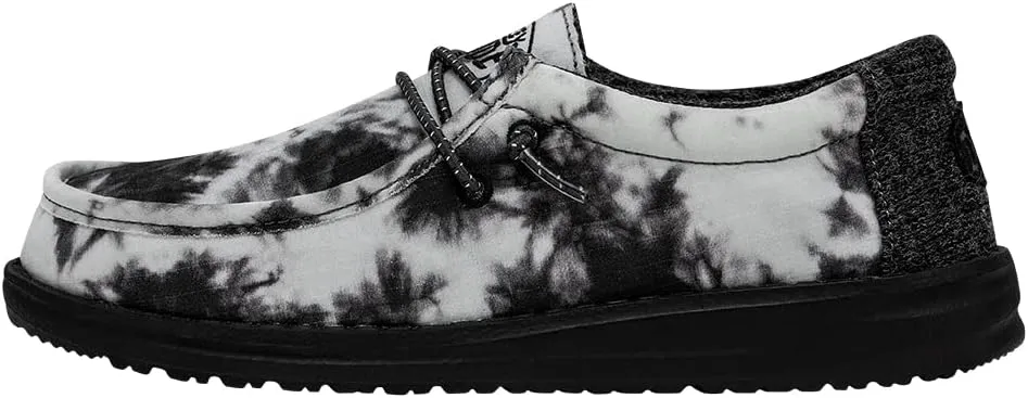 Hey Dude Boy's Wally Youth Multiple Colors | Boys Shoes | Boy's Lace Up Loafers | Comfortable & Light-Weight
