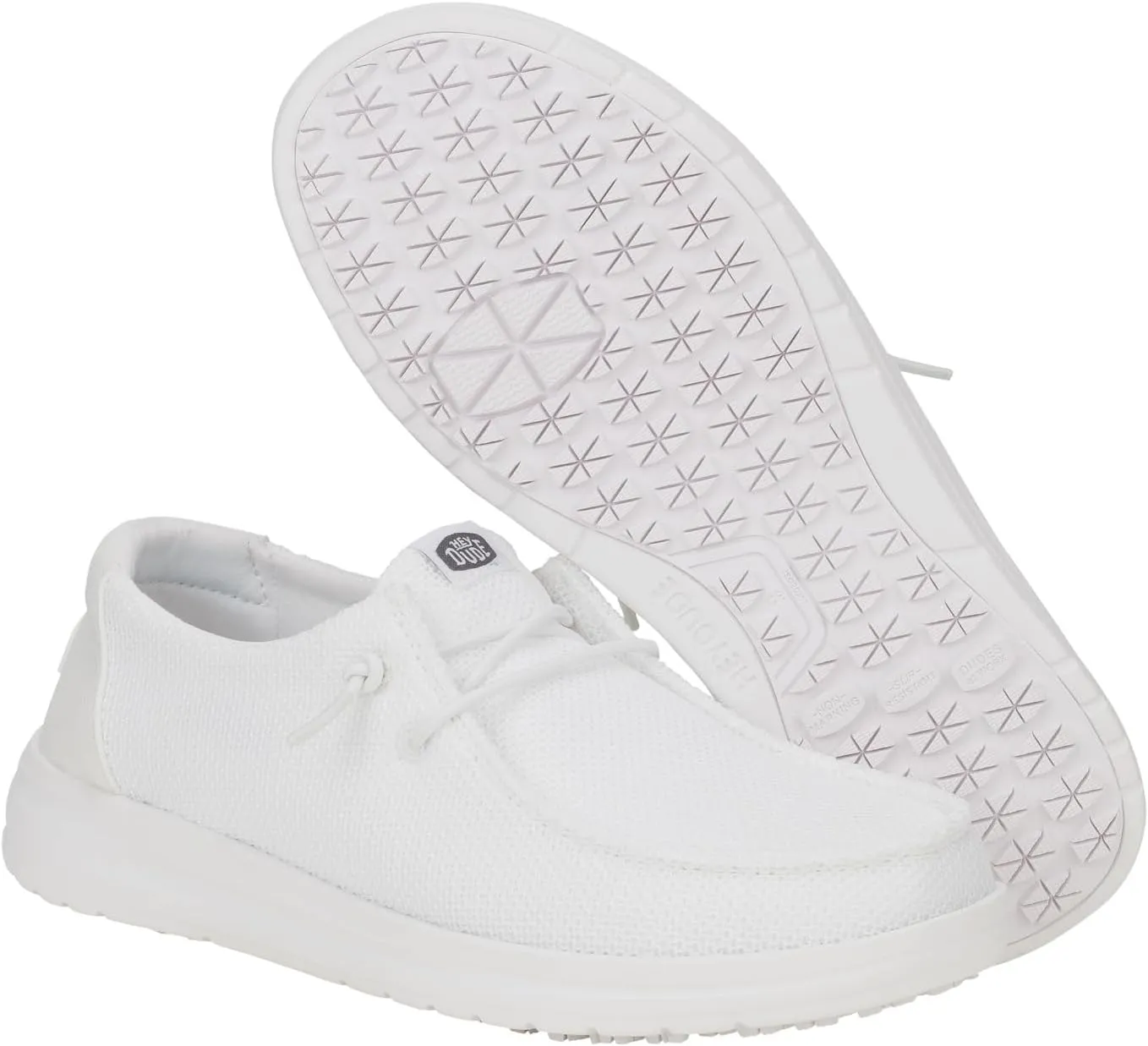 HEYDUDE Wendy Work CE, Womens Shoes, Slip-on Loafers, Light-Weight, Water Repellent & Slip Resistant