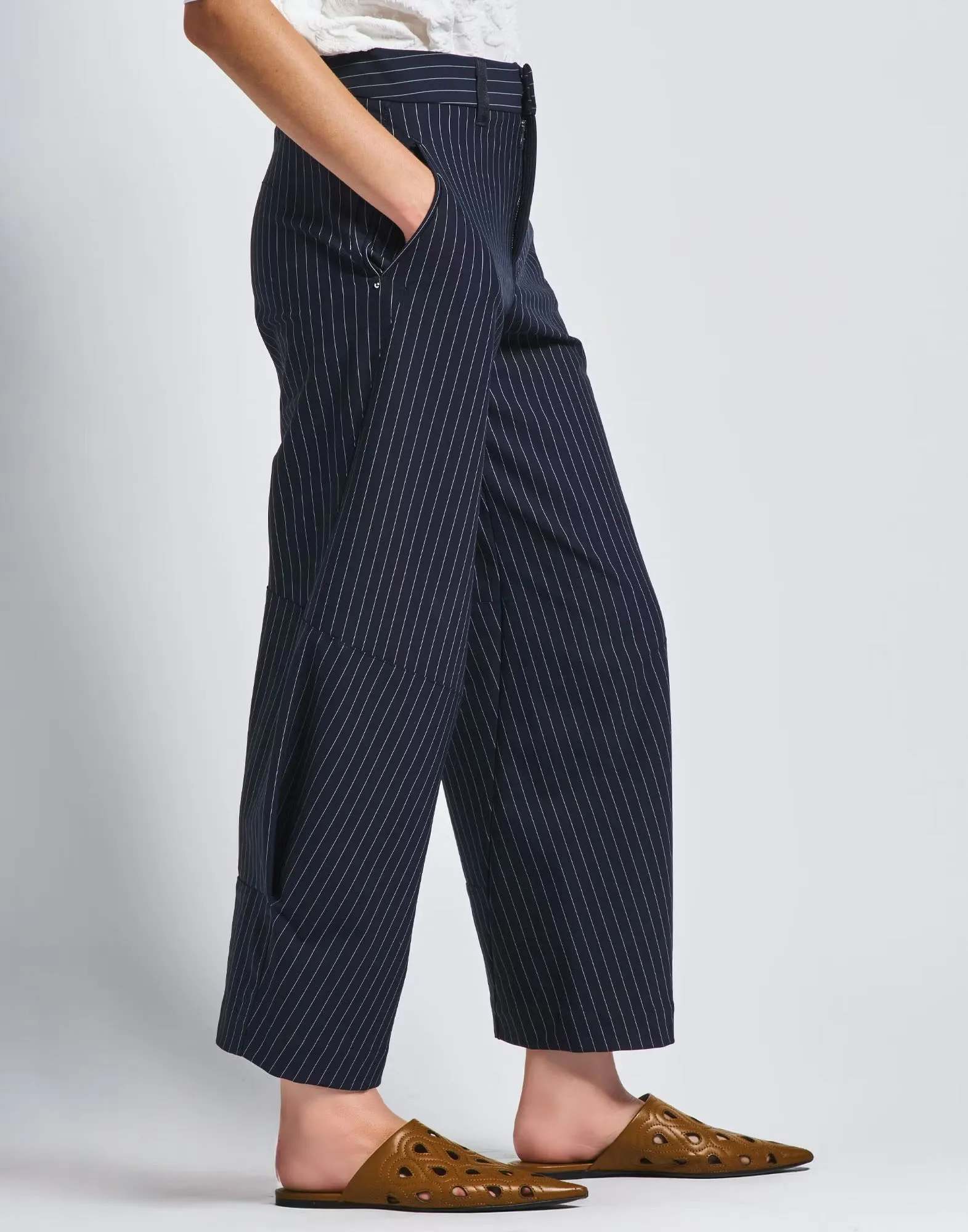 HIGH Everyday Couture Minority Trousers in Navy