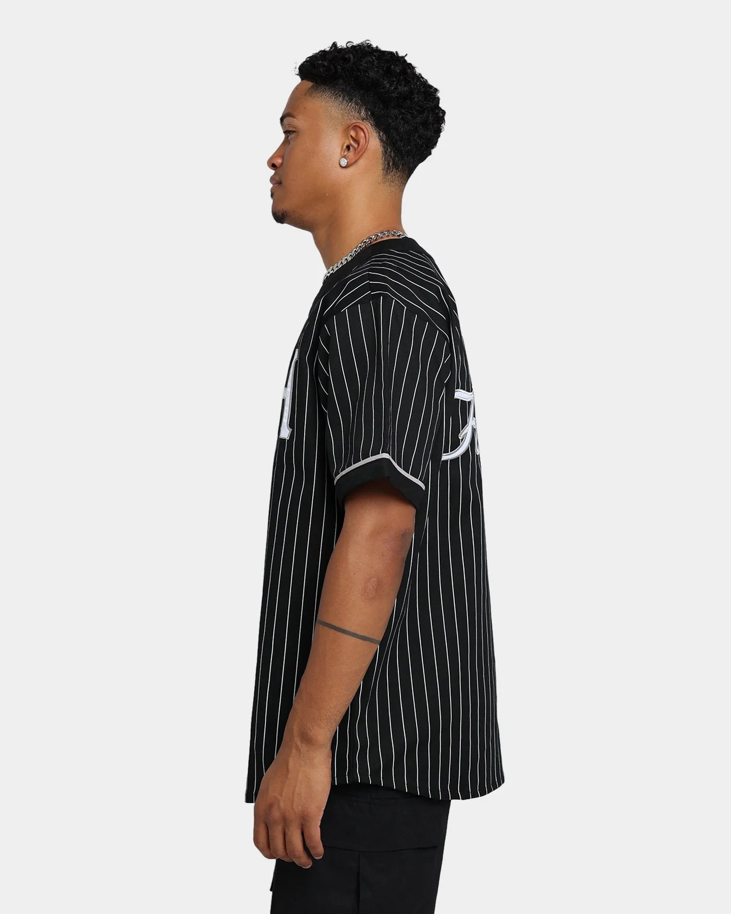 HUF Forever Baseball Jersey Black