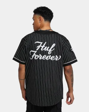 HUF Forever Baseball Jersey Black