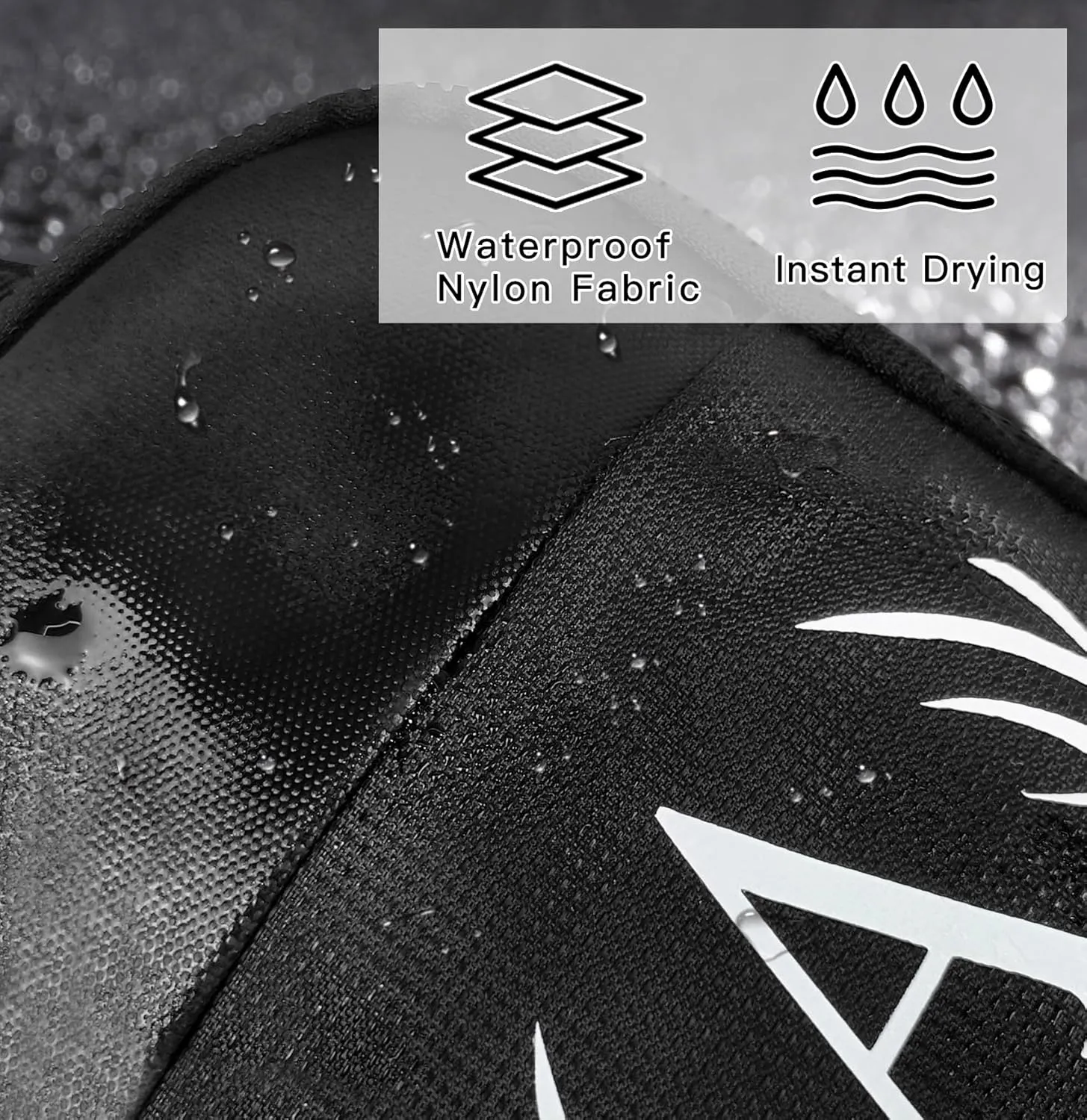 Initial Letter Small Crossbody Sling Bag for Men Women Double Pocket Chest Bag Trendy Water Resistant Fanny Pack Mini Phone Cross Body Bag for Travel Sports Workout Running (Black T)