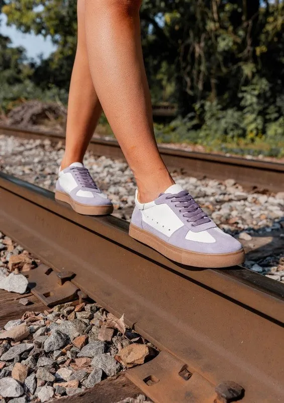 Katie Leather Suede Sneaker