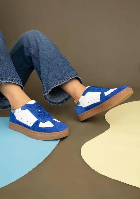 Katie Leather Suede Sneaker