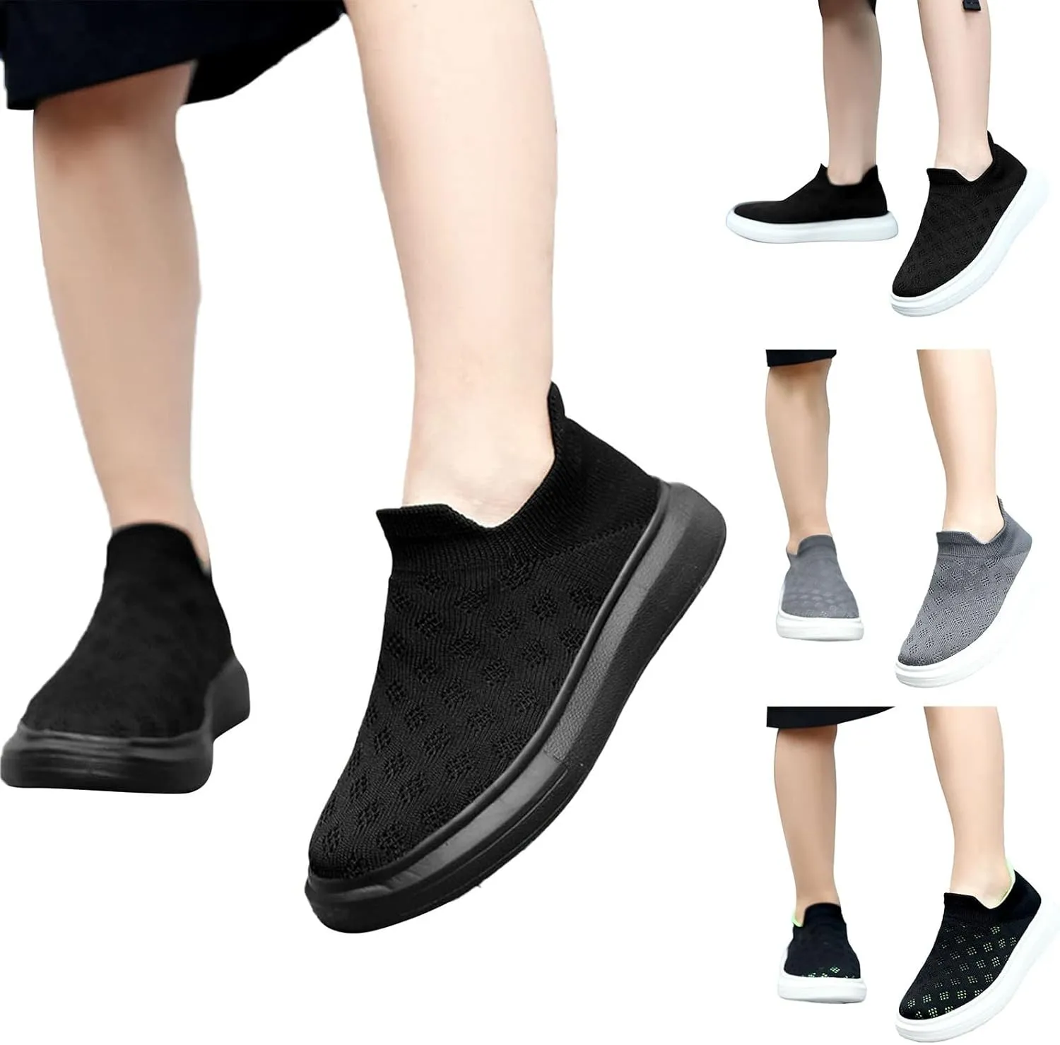 Kids Girls Boys Running Sneakers Lightweight Breathable Mesh Sports Shoes Girls Tennis Shoes Slip On Loafers