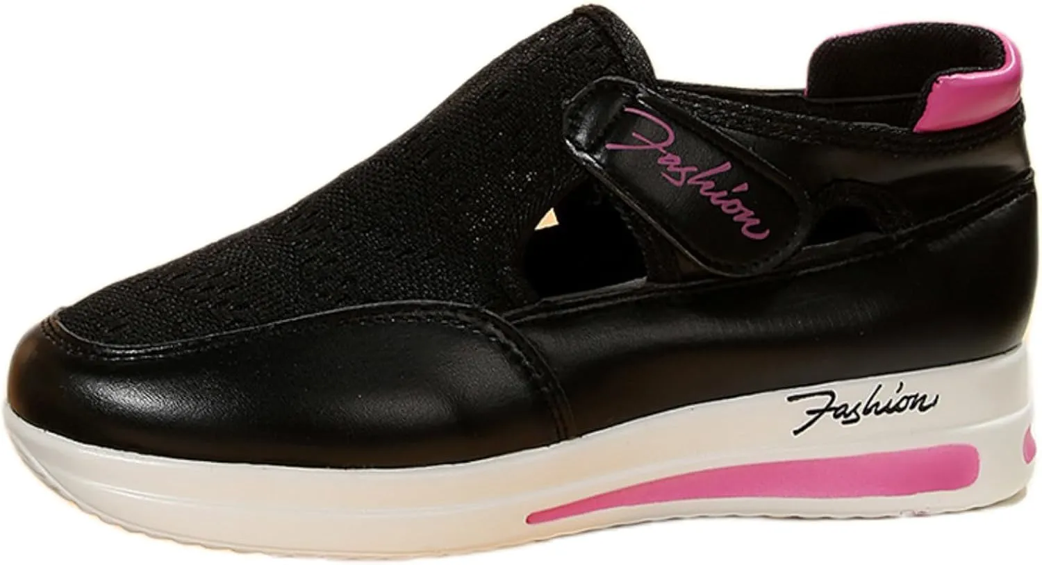 Ladmiple Shoes For Women Sneakers Slip Ons Lace Up Fashion Casual Summer Platform Leather Walking Shoes Flats Loafers