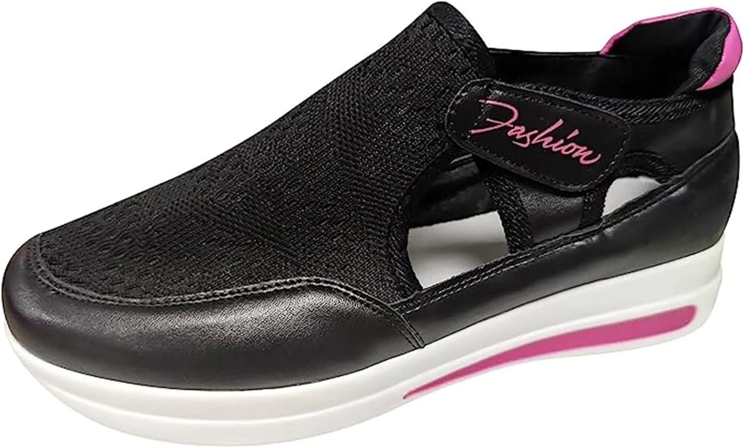 Ladmiple Shoes For Women Sneakers Slip Ons Lace Up Fashion Casual Summer Platform Leather Walking Shoes Flats Loafers
