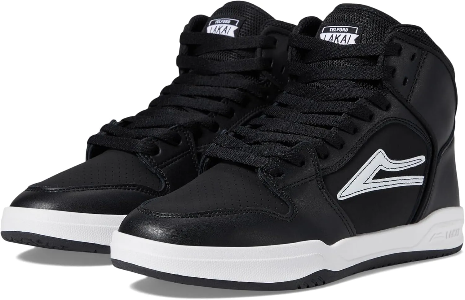Lakai Telford Black Leather 10 D (M)
