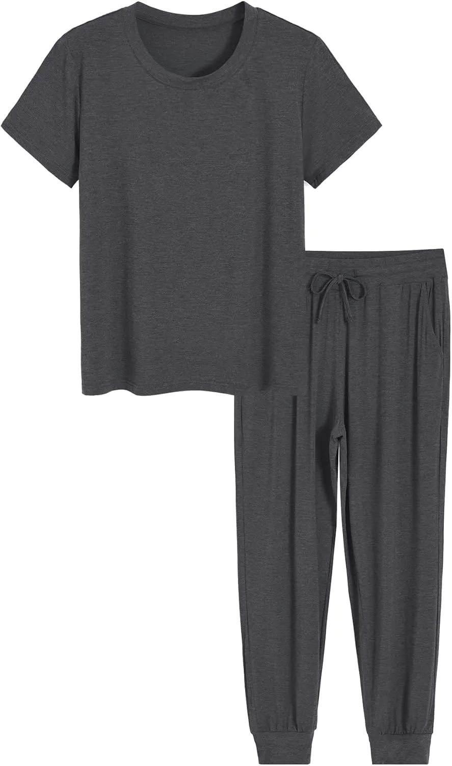 Latuza Women's Petite Pajamas Set Viscose Petite Length Sleepwear