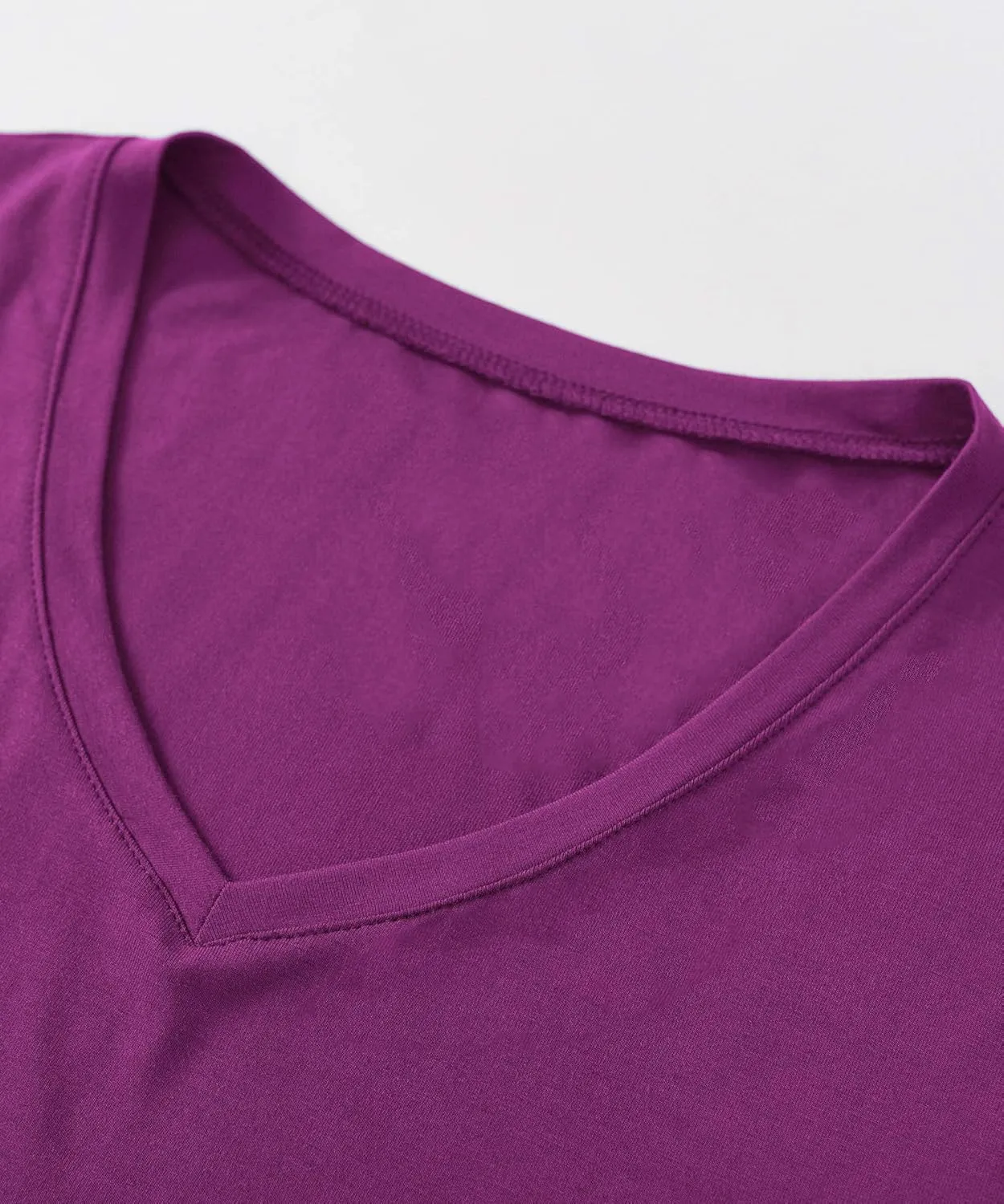 Latuza Women's Viscose Sleep T-Shirt V-Neck Pajamas Top