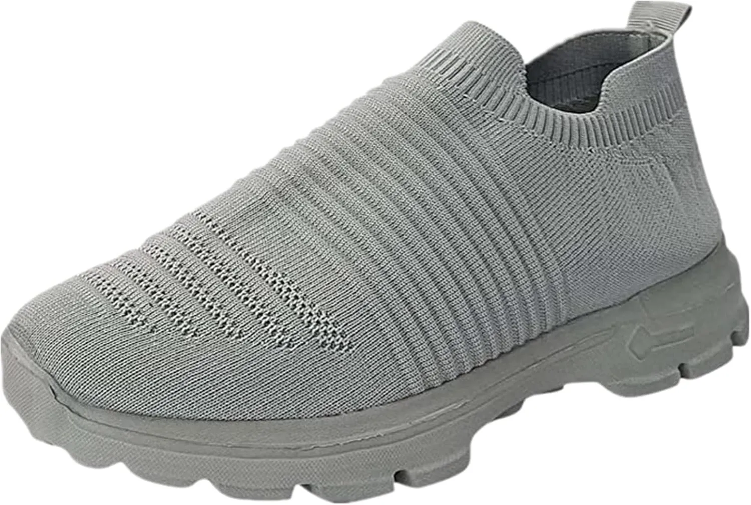 Lausiuoe Sneakers For Women Slip On Arch Support Sneakers Fashion Comfortable Non-Slip Gym Sports Running Walking Shoes