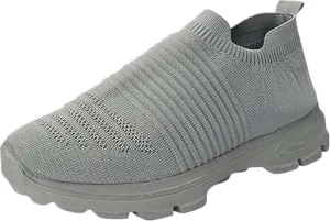 Lausiuoe Sneakers For Women Slip On Arch Support Sneakers Fashion Comfortable Non-Slip Gym Sports Running Walking Shoes