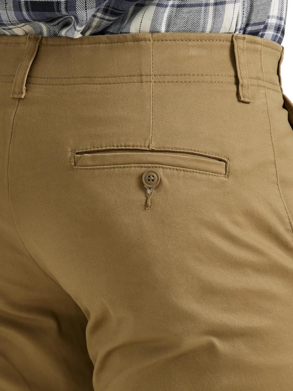 Lee Men's Extreme Motion Flat Front Regular Straight Pant
