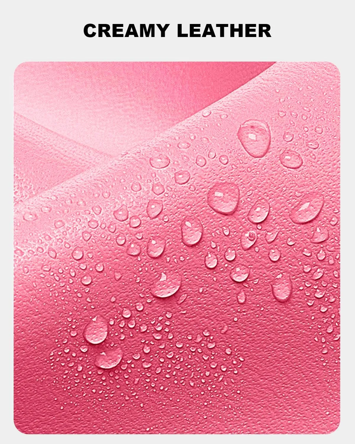 LETGO Small Makeup Bag for Purse Mini Make up Bag Cute Cosmetic Bag Pouch for Women with Slip-in Pockets Travel Toiletry Essentials Leather Bags Pink Car Accessories for Girls((D-Rose, Mini)